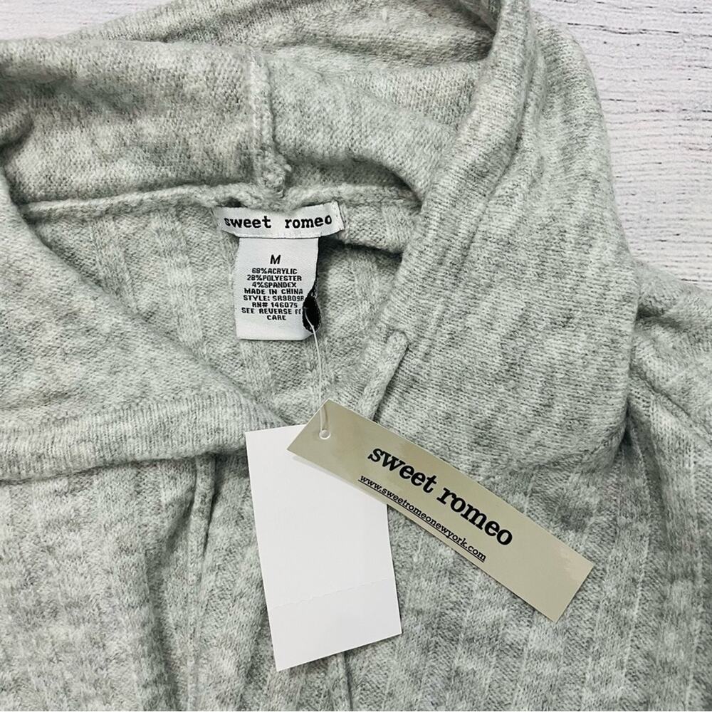 Sweet Romeo - NWT Hooded Rib Knit Sweater - Picture 8 of 9